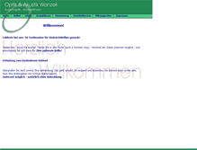 Tablet Screenshot of optik-wanzek.de